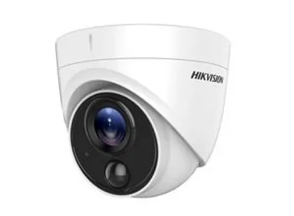 (image for) Hikvision DS-2CE71H0T-PIRLPO 5MP PIR Turret Camera – Motion Detection, 20m IR, and Smart IR Technology