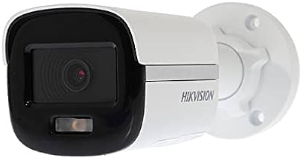 (image for) Hikvision DS-2CD1027G0-L 2MP ColorVu IP Bullet Camera – Full-Color Imaging, 30m Warm Light, and H.265+ Compression