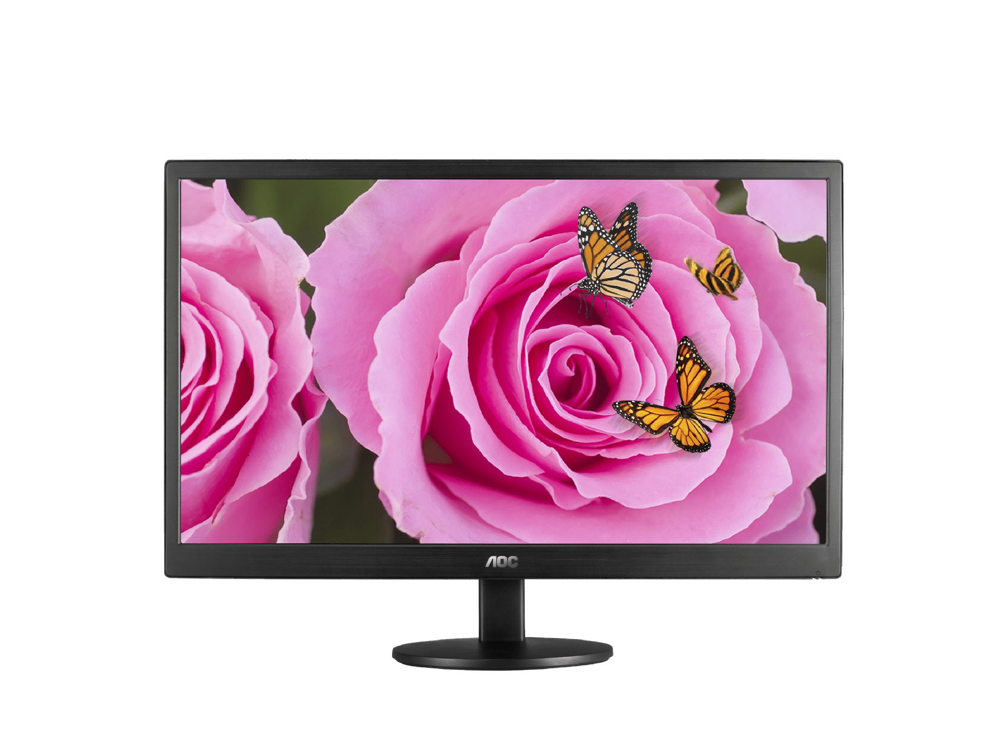 (image for) AOC 19.5" HD Monitor E2070SWHN – 1600x900 Resolution, 5ms Response Time, and Dual HDMI/VGA Inputs