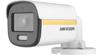 (image for) Hikvision DS-2CE10DF3T-FS 2MP ColorVu Bullet Camera – 24/7 Full-Color Imaging, Built-in Mic, and 20m Night Vision