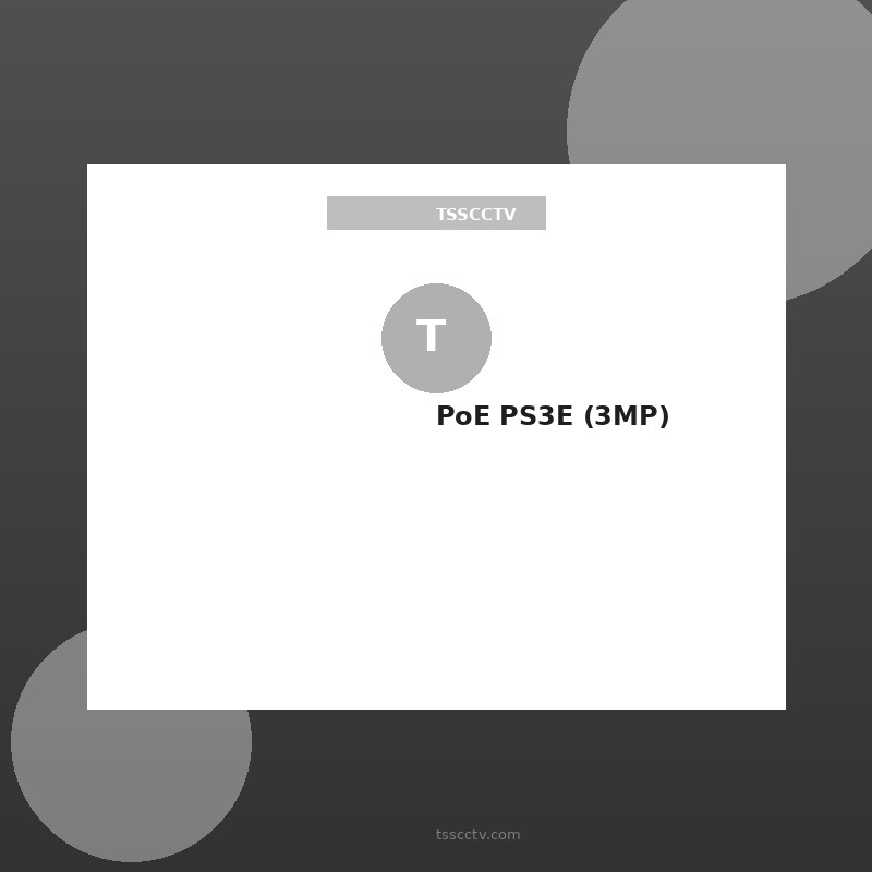 (image for) PoE PS3E (3MP)