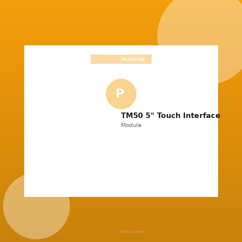 (image for) TM50 5" Touch Interface Module