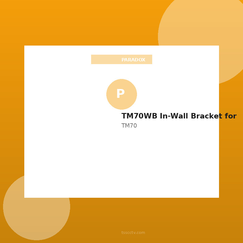 (image for) TM70WB In-Wall Bracket for TM70